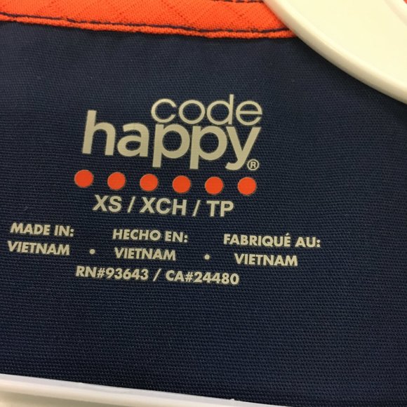 Code Happy Mock Wrap Top - Picture 2 of 3